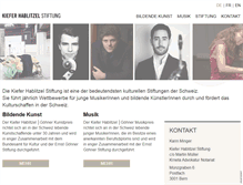 Tablet Screenshot of kieferhablitzel.ch